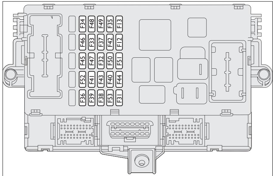 FIAT BRAVO 2007 - ACCES AUX FUSIBLES - 2