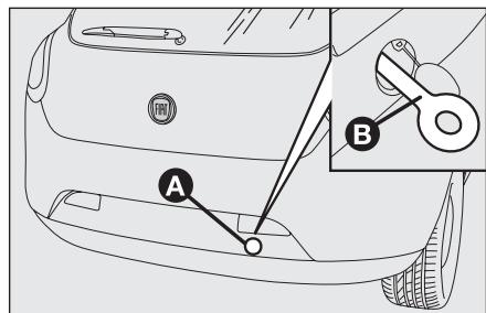 FIAT BRAVO 2007 - ATTELAGE DE L'ANNEAU DE TRACTAGE - 2