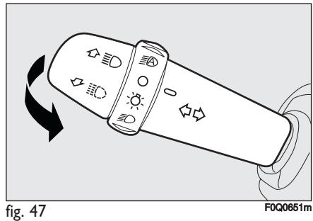 FIAT BRAVO 2007 - Fonction "lane change" (changement de voie) - 1