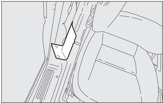 FIAT DUCATO CHASSIS DOUBLE CABINE 2010 - Centrale optionnelle du montant central droit (pour les versions/marchés où cela est prévu) - 4