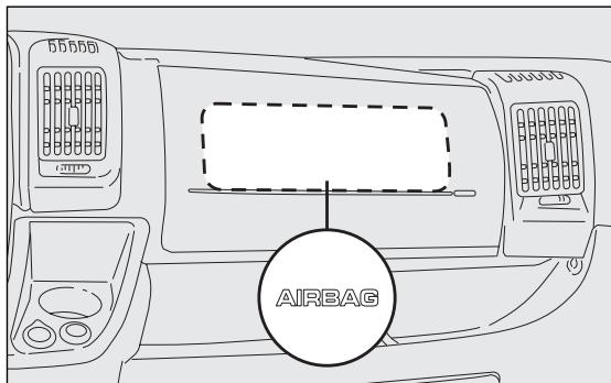 FIAT DUCATO CHASSIS DOUBLE CABINE 2010 - AIRBAG FRONTAL COTÉ CONDUCTEUR fig. 155 - 2
