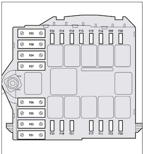 FIAT DUCATO CHASSIS DOUBLE CABINE 2010 - Centrale optionnelle du montant central droit (pour les versions/marchés où cela est prévu) - 3