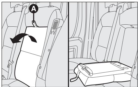 FIAT DUCATO CHASSIS DOUBLE CABINE 2010 - TABLETTE RABATTABLE SUR LA BANQUETTE fig. 110 - 2