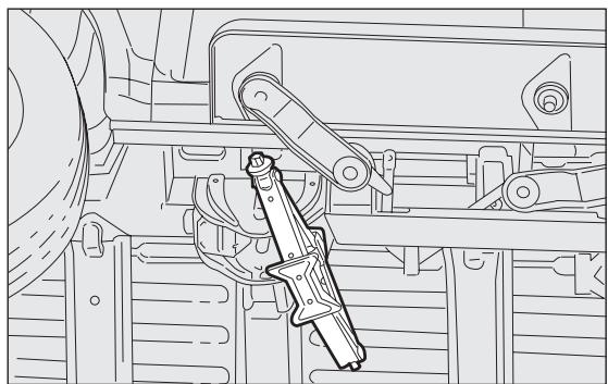 FIAT DUCATO CHASSIS DOUBLE CABINE 2010 - Après avoir soulevé le vehicule: - 1