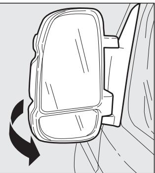 FIAT DUCATO CHASSIS DOUBLE CABINE 2010 - Rabattement des rétroviseurs à réglage manuel fig. 48 - 2