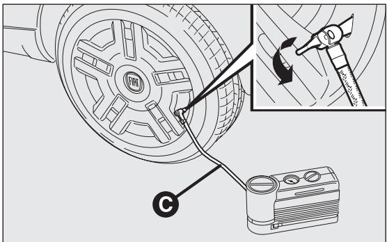 FIAT DUCATO CHASSIS DOUBLE CABINE 2010 - UNIQUEMENT POUR LE CONTROLE ET LE RÉTÁBLISSEMENT DE LA PRESSION - 1