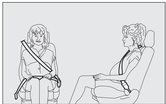 FIAT DUCATO CHASSIS DOUBLE CABINE 2010 - AVERTISSEMENTS GÉNÉRAUX RELATIFS À L'UTILISATION DES CEINTURES DE SECURITÉ - 1