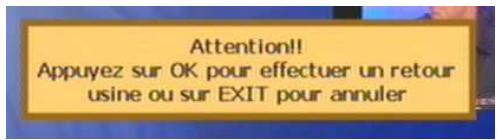 CGV PREMIO PLP - Sous-menu 'retour usine - 3