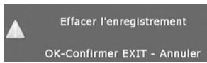 CGV PREMIO PVR D160 - Supprimer un enregistrement (touche «JAUNE») - 1