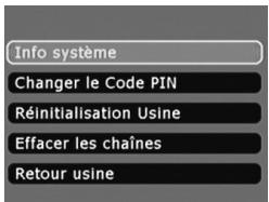 CGV PREMIO PVR D160 - Info système - 1