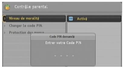 CGV PREMIO SAT - Contrôle parental - 1
