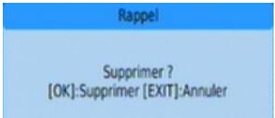 CGV PREMIO HD-W3 70023 - Supprimer un programmateur - 1