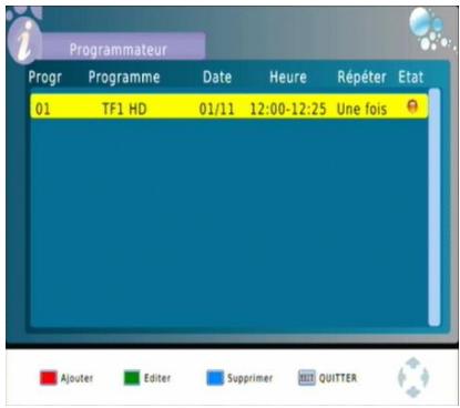 CGV PREMIO HD-W3 70023 - Programmer un enregistrement - 2