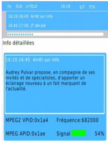 CGV PREMIO HD-W3 70023 - Touche INFO - 2