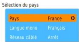 CGV PREMIO HD-W3 70023 - Installation \ sélection du pays - 1