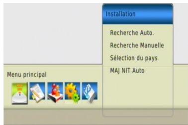 CGV PREMIO HD-W3 70023 - Menu principal - 2