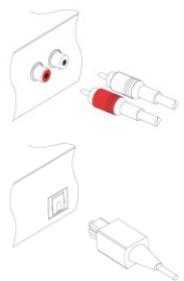 CGV PREMIO SAT HD-W2 - Raccordements audio - 1