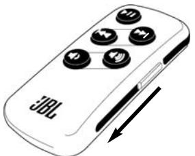 JBL ON STAGE II REMOTE - Télécommande JBL on stage™* II Guide d'installation rapide - 1