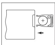 JBL WEM-1 (120V) - Installation de la pile - 3
