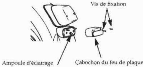 DAELIM DAYSTAR VL125L - "AMPOULE D'ECLAIRAGE DE PLAQUE" - 1