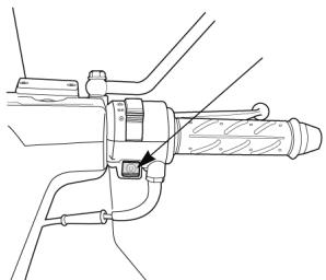 DAELIM 125 S2 - BOUTON POUSSOIR DE DEMARREUR - 1