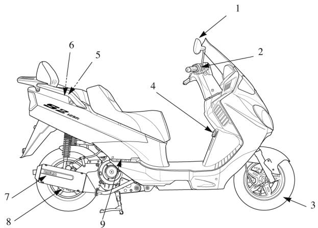 DAELIM 125 S2 - APRUDENCE - 1