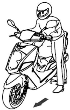 DAELIM S1 125 - APRÈS AVOIR DÉMARRE LE MOTEUR - 1