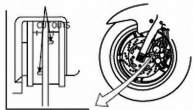 DAELIM S1 125 - FREIN AVANT/ARRIERE - 1