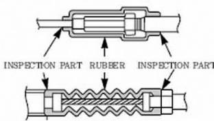 DAELIM S1 125 - PARTIE EN CAOUTCHOUC DU CABLE - 1