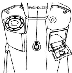 DAELIM S1 125 - CROCHET PORTE-SAC - 1