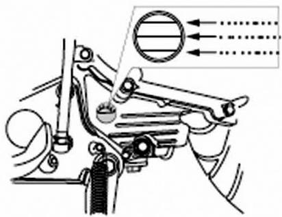 DAELIM S1 125 - VERIFICATION DU NIVEAU D'HUILDE MOTEUR - 1