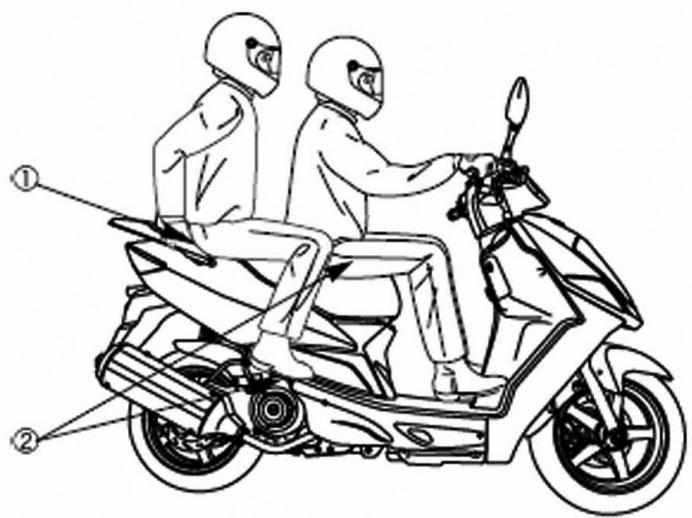 DAELIM S1 125 - ATTENTION - 1