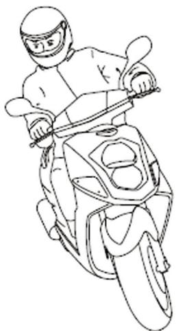 DAELIM S1 125 - AVEC LA MACHINE - 1