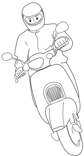 DAELIM SC125 - < POSITION DANS L'AXE > - 1