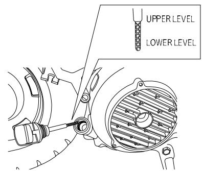 DAELIM SC125 - CONTRÔLE DU NÈVEAU D'HUILE MOTEUR - 1