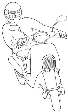 DAELIM SC125 - < POSITION DÉCENTREE > - 1