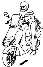 DAELIM SL125 - APRES LE DEMARRAGE DU MOTEUR - 1