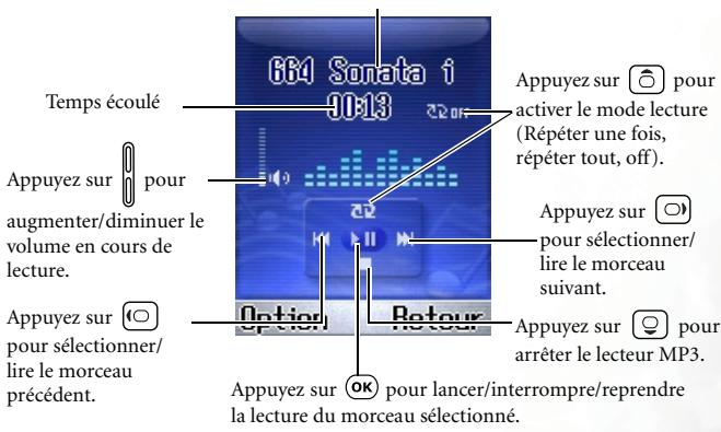BENQ S700 - Lecture de fichiers MP3 - 1