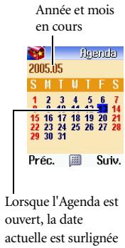 BENQ S700 - Création de mémos à l'aide de l'agenda - 1