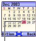 BENQ S660C - Calendar - 2