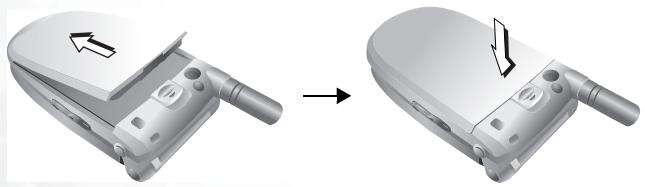 BENQ S660C - Installing a Battery and Charging the Phone - 1