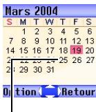 BENQ S680C - Calendrier - 1