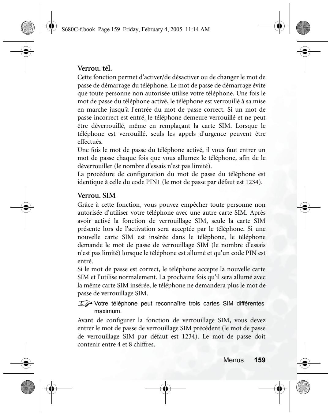 BENQ S680C - Verrou. SIM - 1