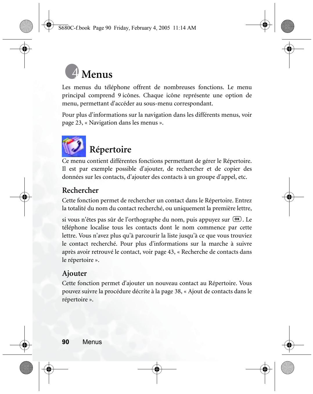 BENQ S680C - Exemple de saisie de texte avec iTap - 16
