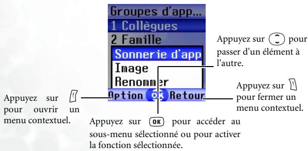 BENQ S680C - Menu contexts - 1