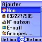 BENQ S680C - Répertoire du téléphone - 1
