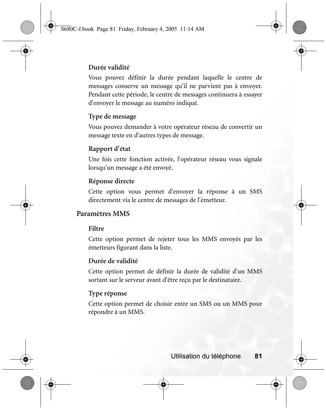 BENQ S680C - Mode transmission - 6
