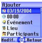 BENQ S680C - Calendrier - 2