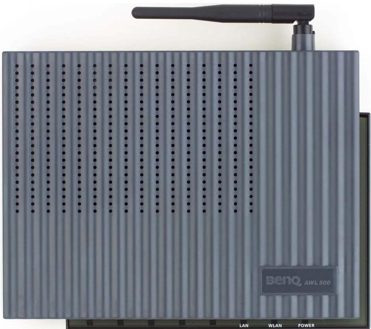 BENQ AWL-500 - Panneau supérieur du point d'accès - 1