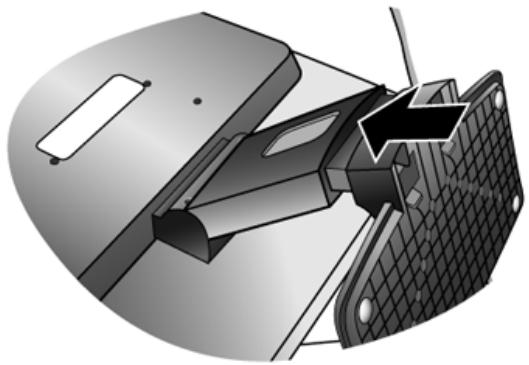 BENQ E2000W - Fixez la base du moniteur. - 4